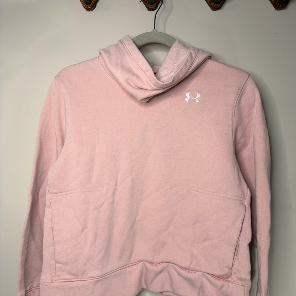 Under Armour Women's Light Pink Cowl Neck Sweater